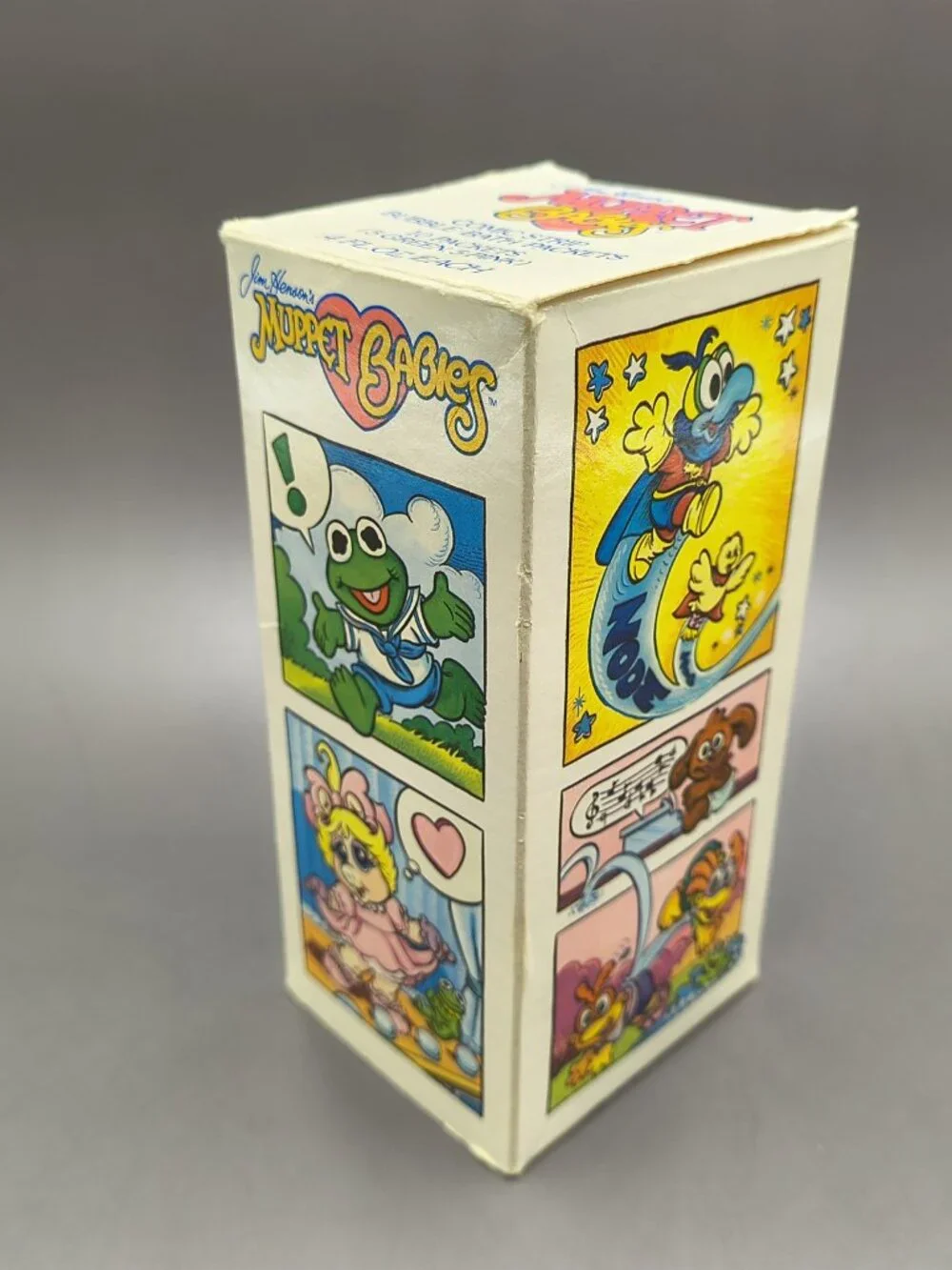 Vintage 1986 Avon Muppets Bubble Bath Comic Strip Packets with Original Box NOS